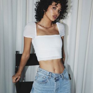 Princess Polly City Lights Crop Top